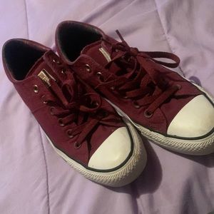 Burgundy Converse